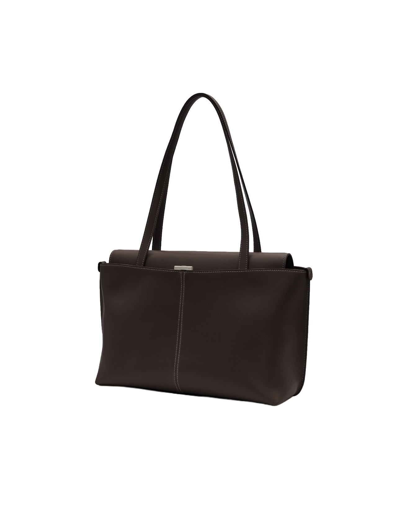PANIER FLAP BAG (ORGAN BROWN)