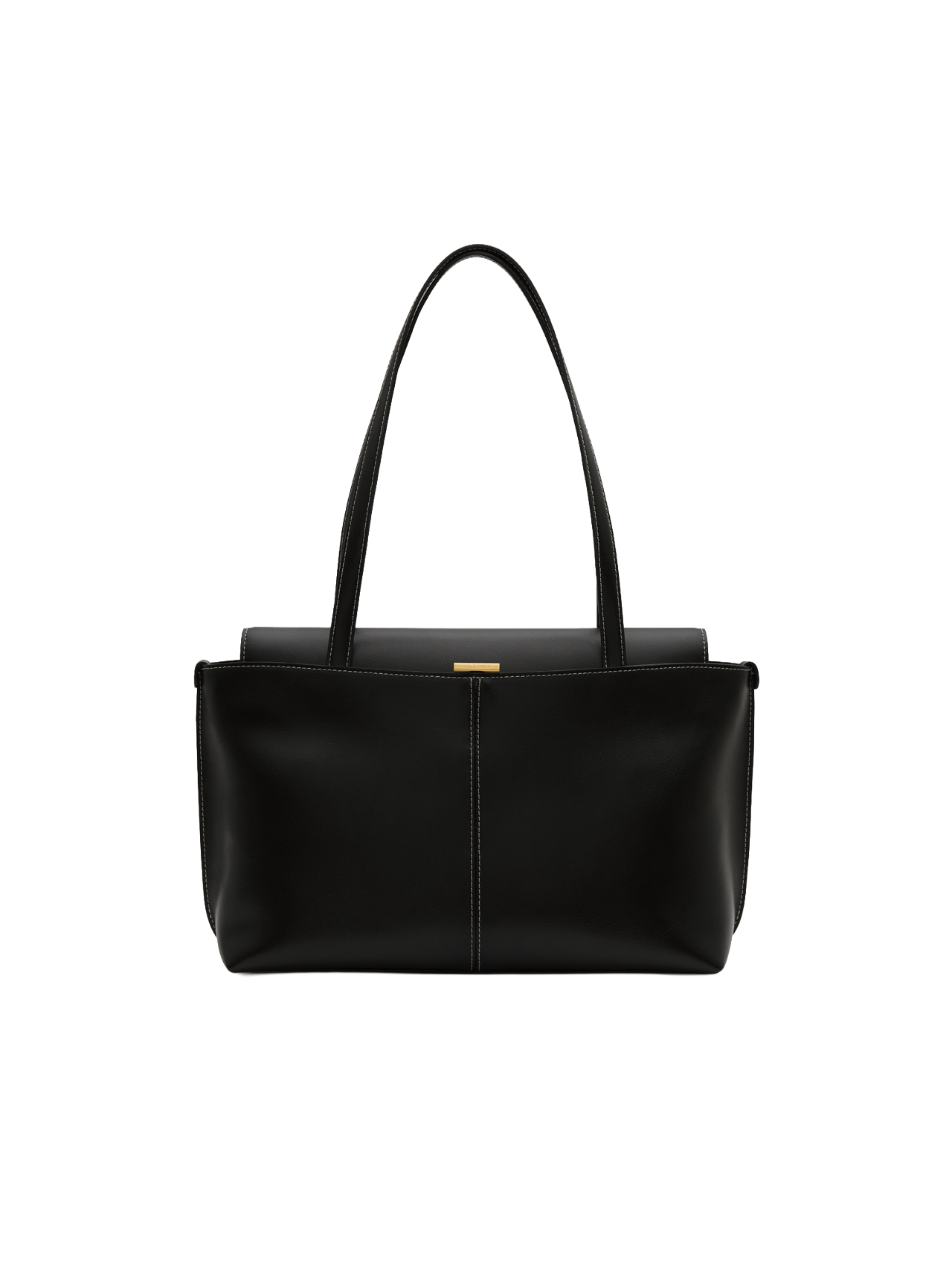 PANIER FLAP BAG (SOFT BLACK)