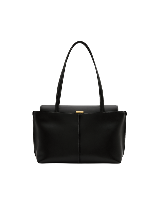 PANIER FLAP BAG (SOFT BLACK)
