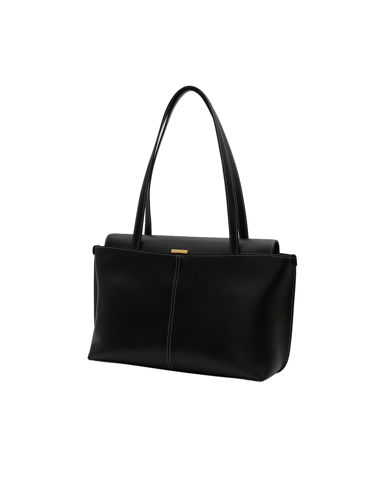 PANIER FLAP BAG (SOFT BLACK) - Atelier de LUMEN