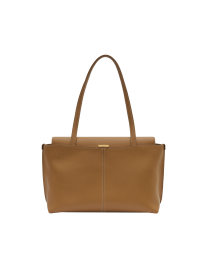 PANIER FLAP BAG (TAN BROWN)