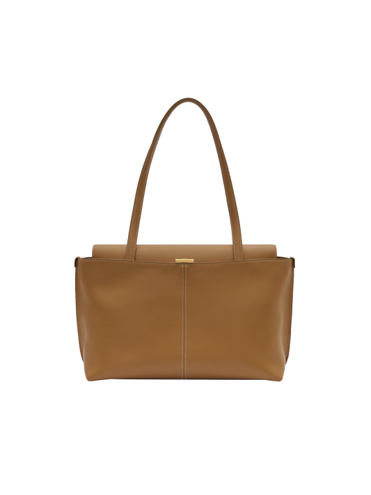PANIER FLAP BAG (TAN BROWN)