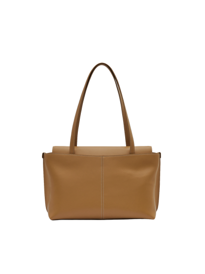 PANIER FLAP BAG (TAN BROWN)