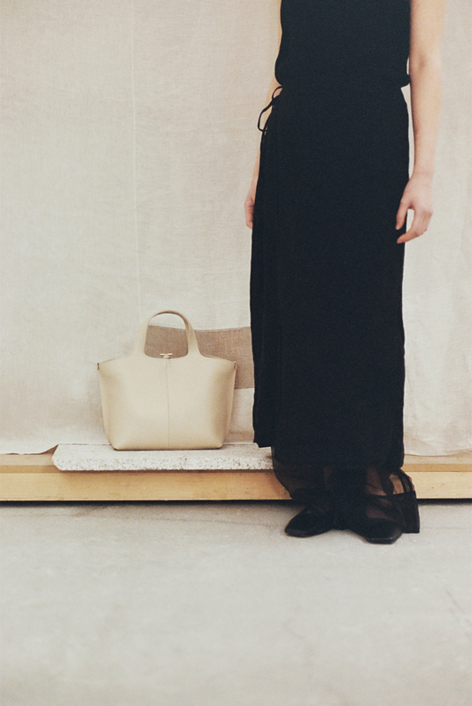 PANIER TOTE BAG (EGG BEIGE)