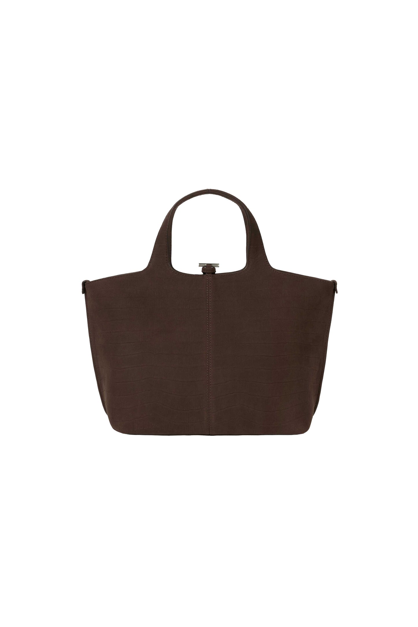 PANIER TOTE BAG (NUBUCK PATTERN BROWN)