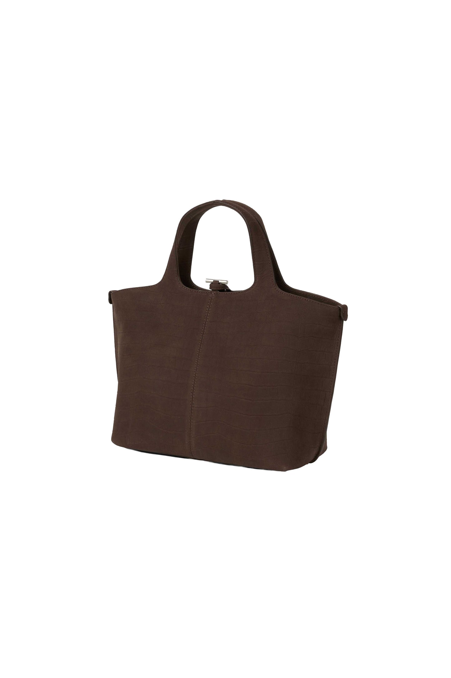 PANIER TOTE BAG (NUBUCK PATTERN BROWN)