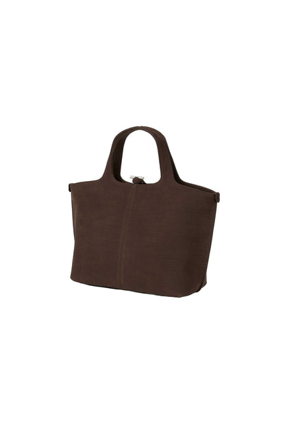 PANIER TOTE BAG (NUBUCK PATTERN BROWN)