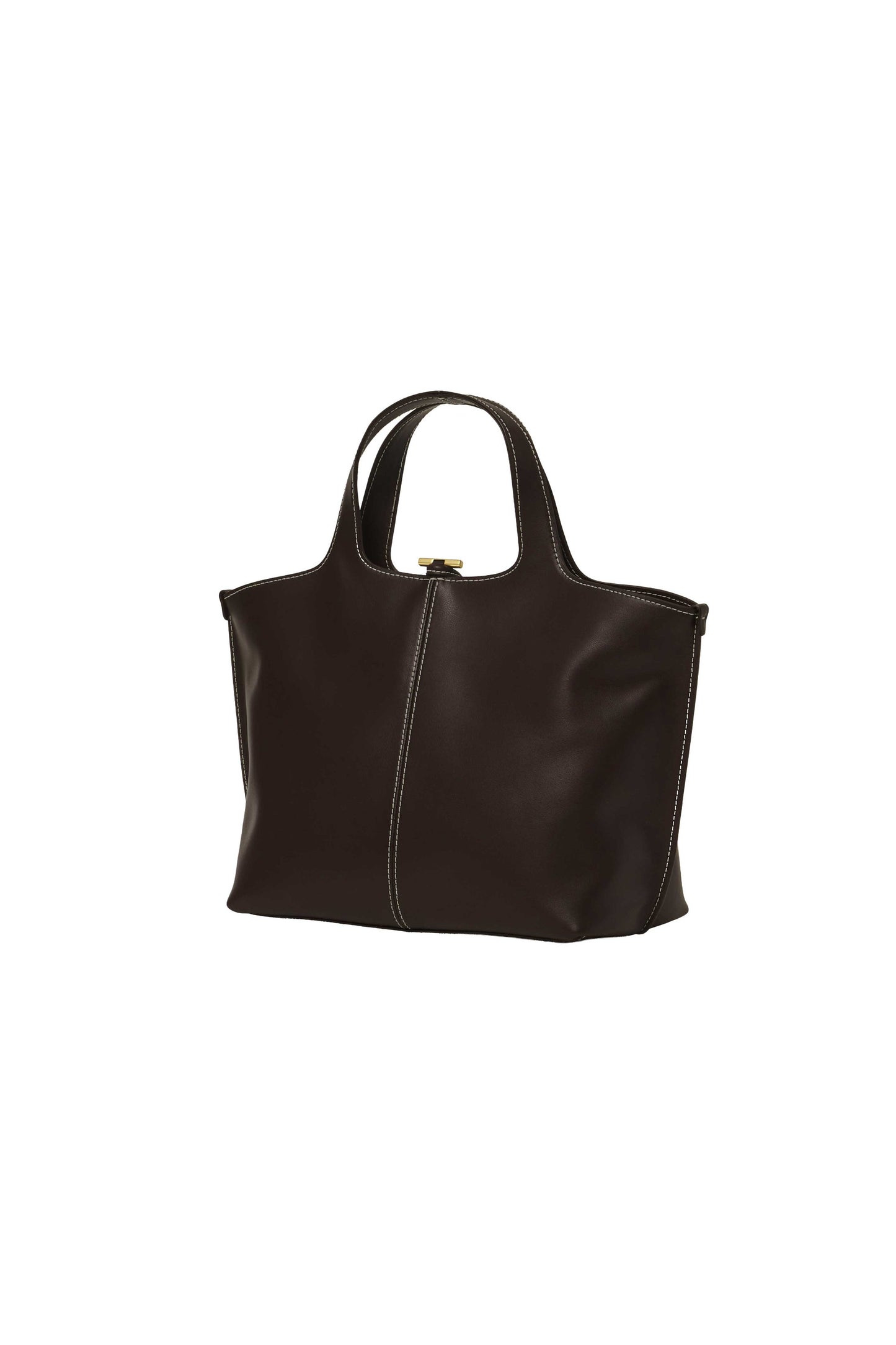 PANIER TOTE BAG (ORGAN BROWN)