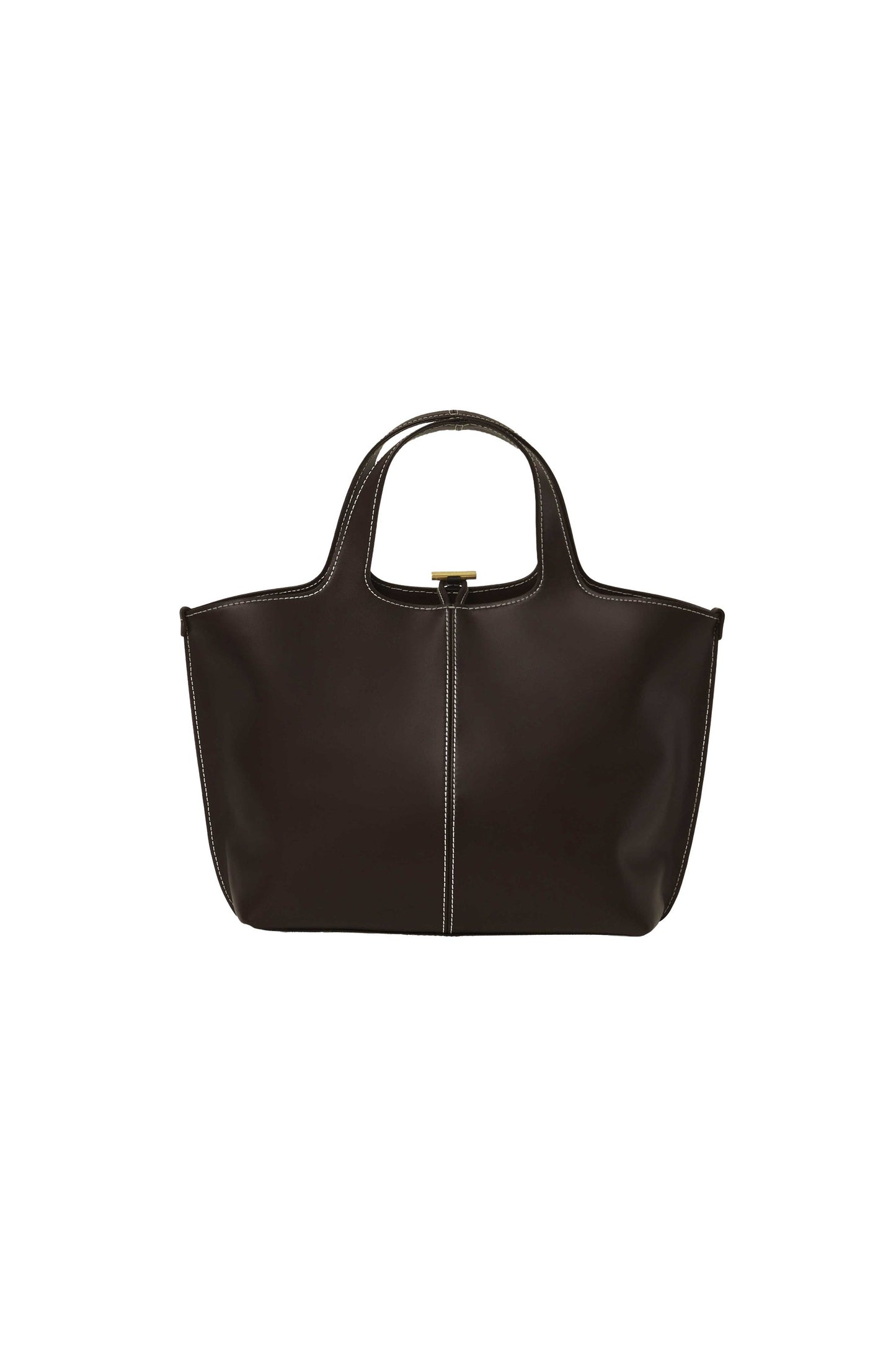 PANIER TOTE BAG (ORGAN BROWN)