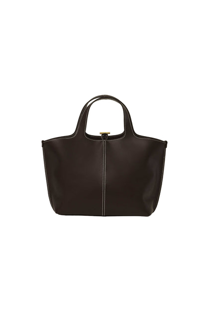 PANIER TOTE BAG (ORGAN BROWN)