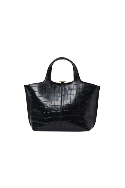 PANIER TOTE BAG (PATTERN BLACK)