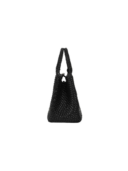 PANIER WOVEN BAG (SOFT BLACK)