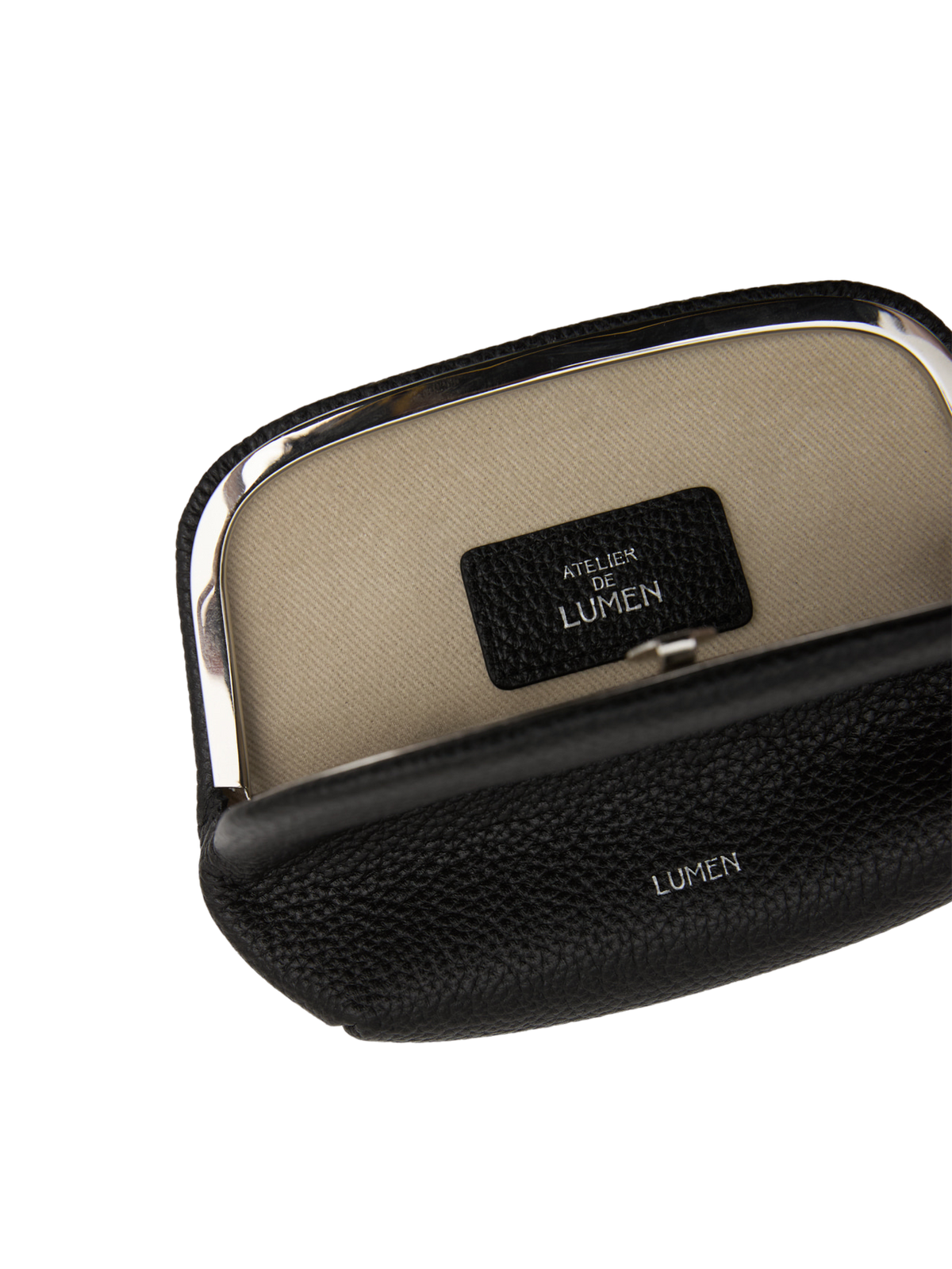 PAVE FRAME POUCH (SOFT BLACK) - Atelier de LUMEN