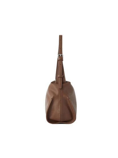 PILLOW TOTE BAG (CAMEL BROWN)