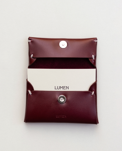 PLIER CARD HOLDER (MERLOT RED)