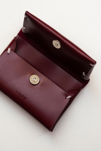 PLIER CARD HOLDER (MERLOT RED)