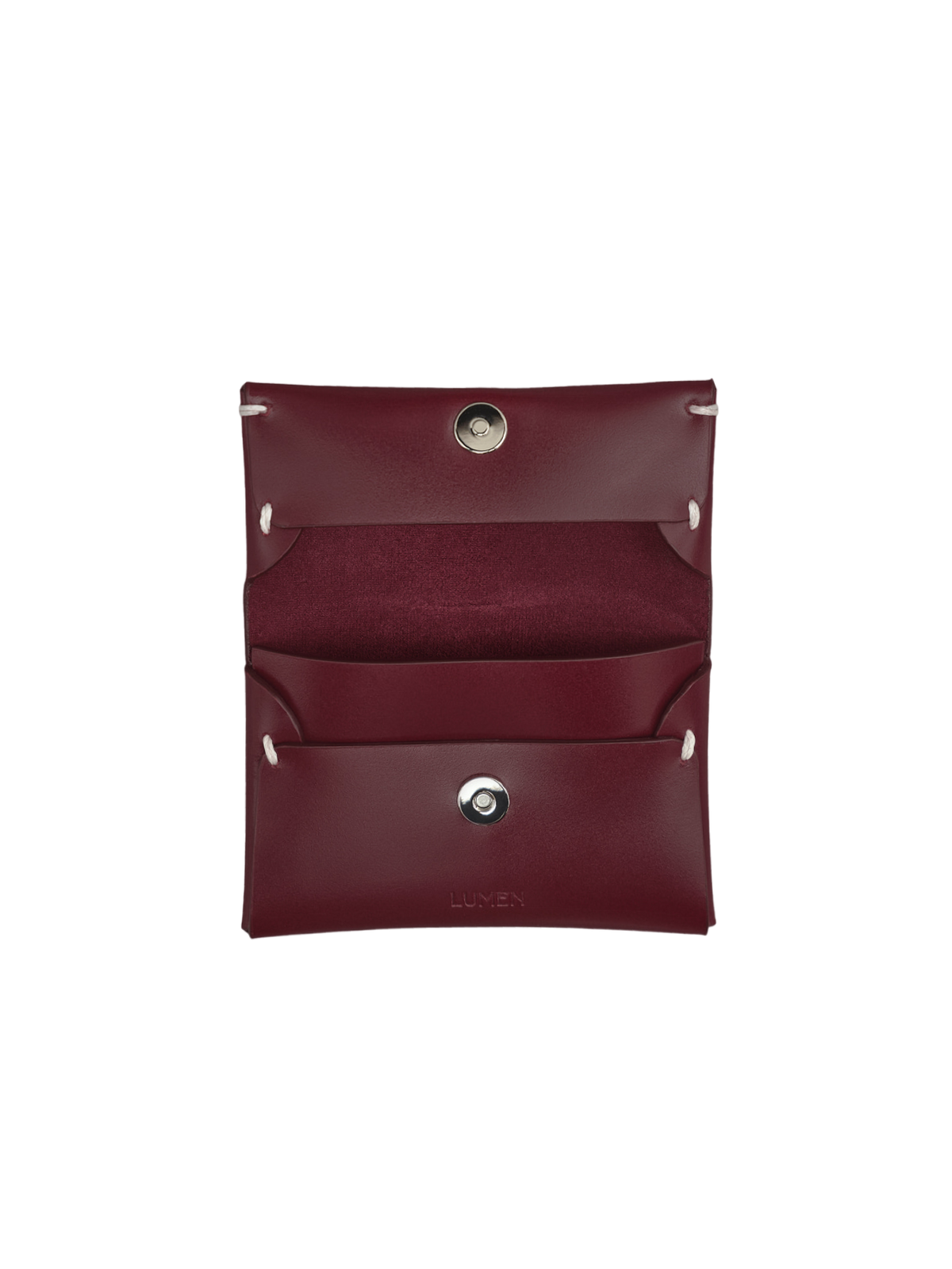 PLIER CARD HOLDER (MERLOT RED) - Atelier de LUMEN