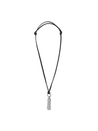 SHOEHORN NECKLACE (LEATHER BROWN)