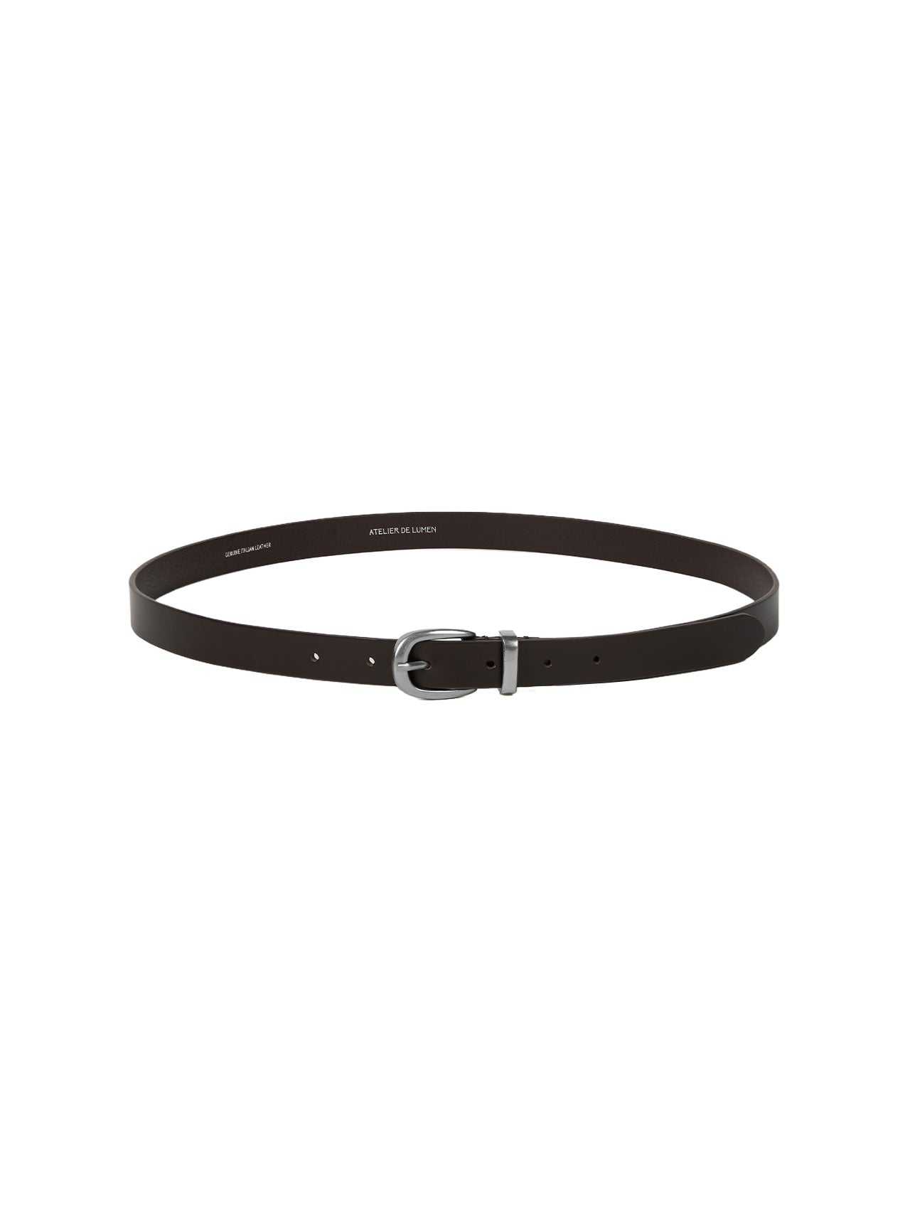SOBRE AMPLE LEATHER BELT (ORGAN BROWN)