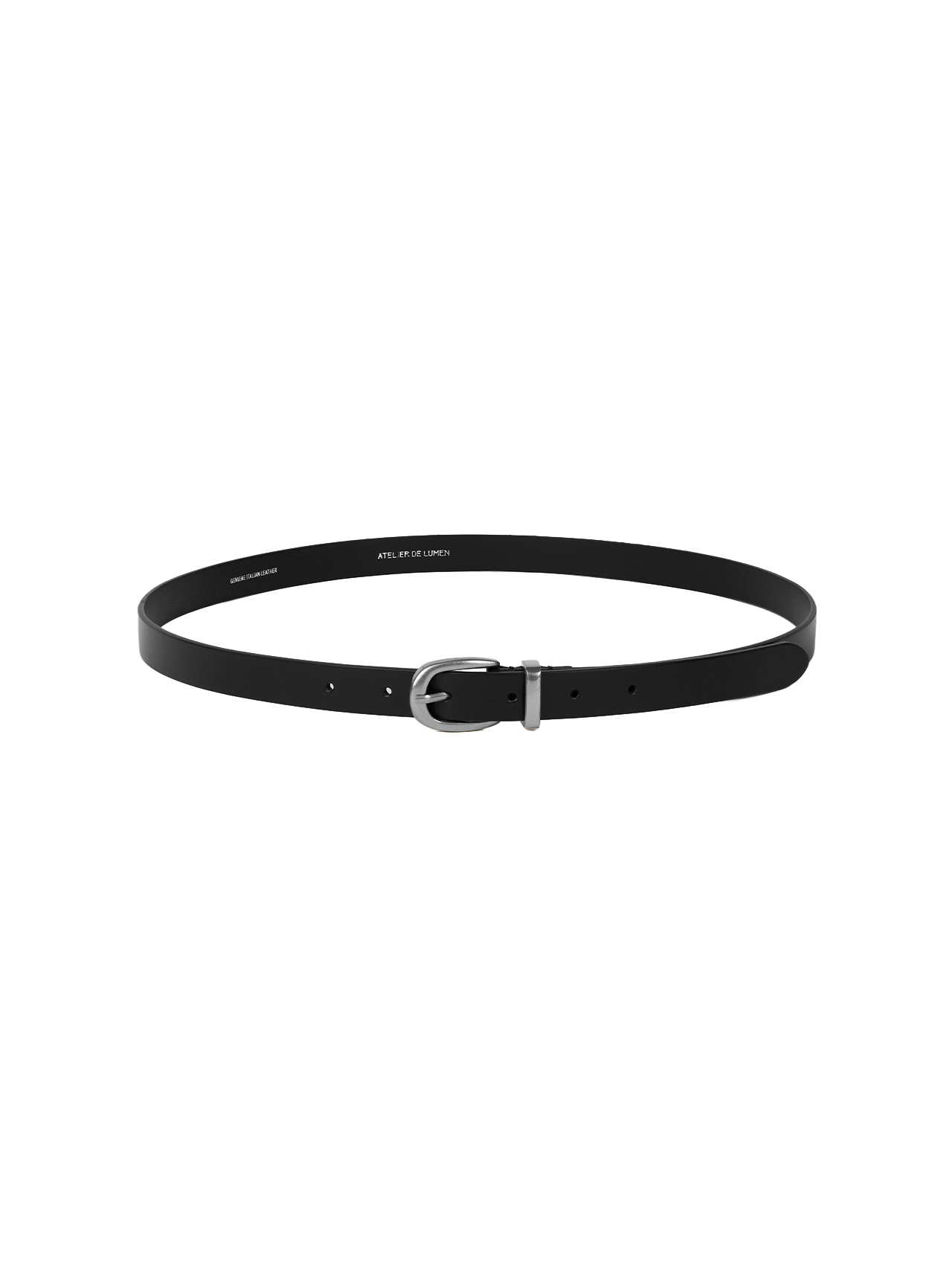 SOBRE AMPLE LEATHER BELT (SOFT BLACK)