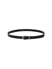 SOBRE AMPLE LEATHER BELT (SOFT BLACK)