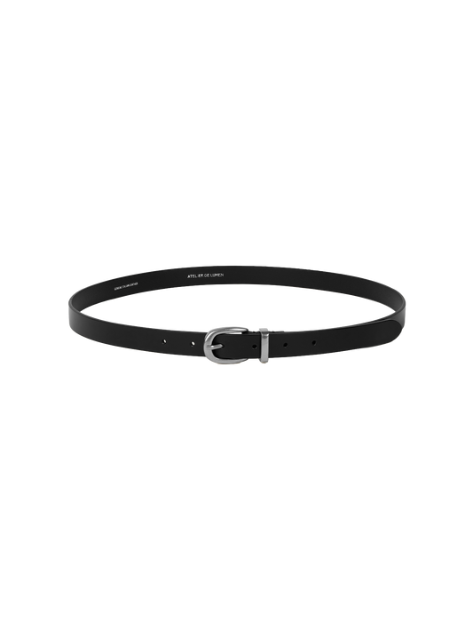 SOBRE AMPLE LEATHER BELT (SOFT BLACK)