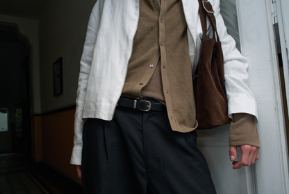 SOBRE AMPLE LEATHER BELT (SOFT BLACK)