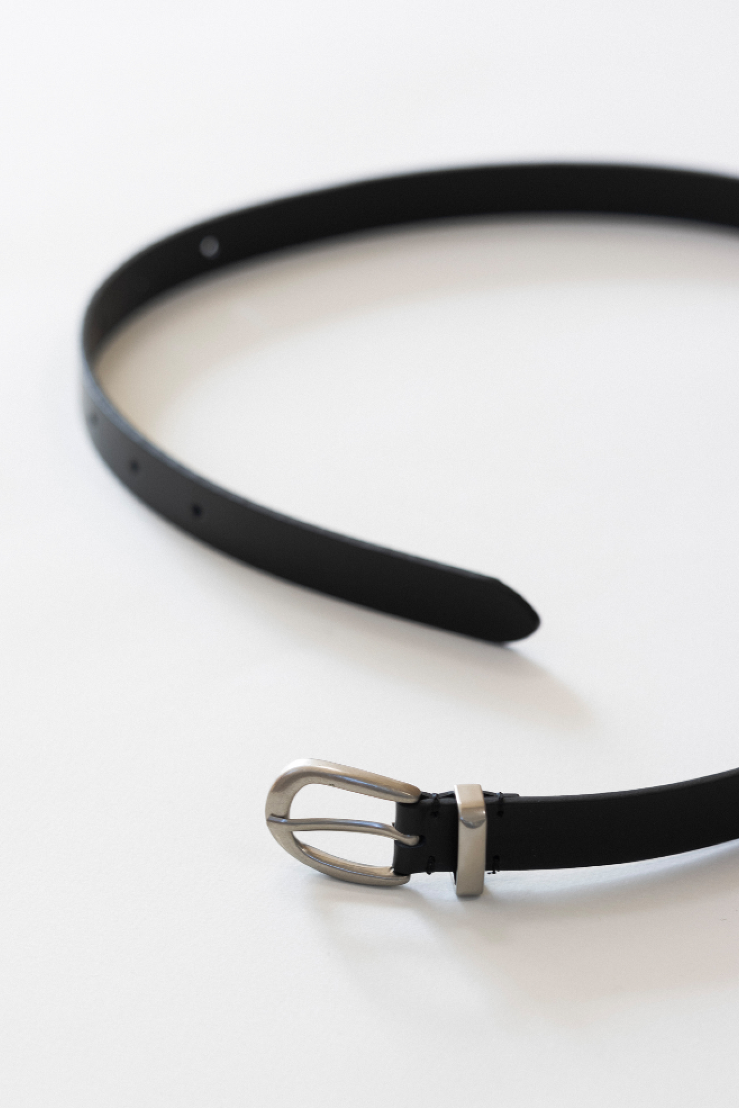 SOBRE LEATHER BELT (ORGAN BROWN)