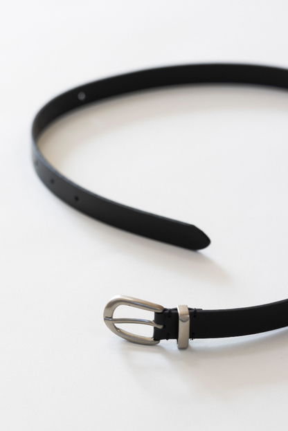 SOBRE LEATHER BELT (ORGAN BROWN)