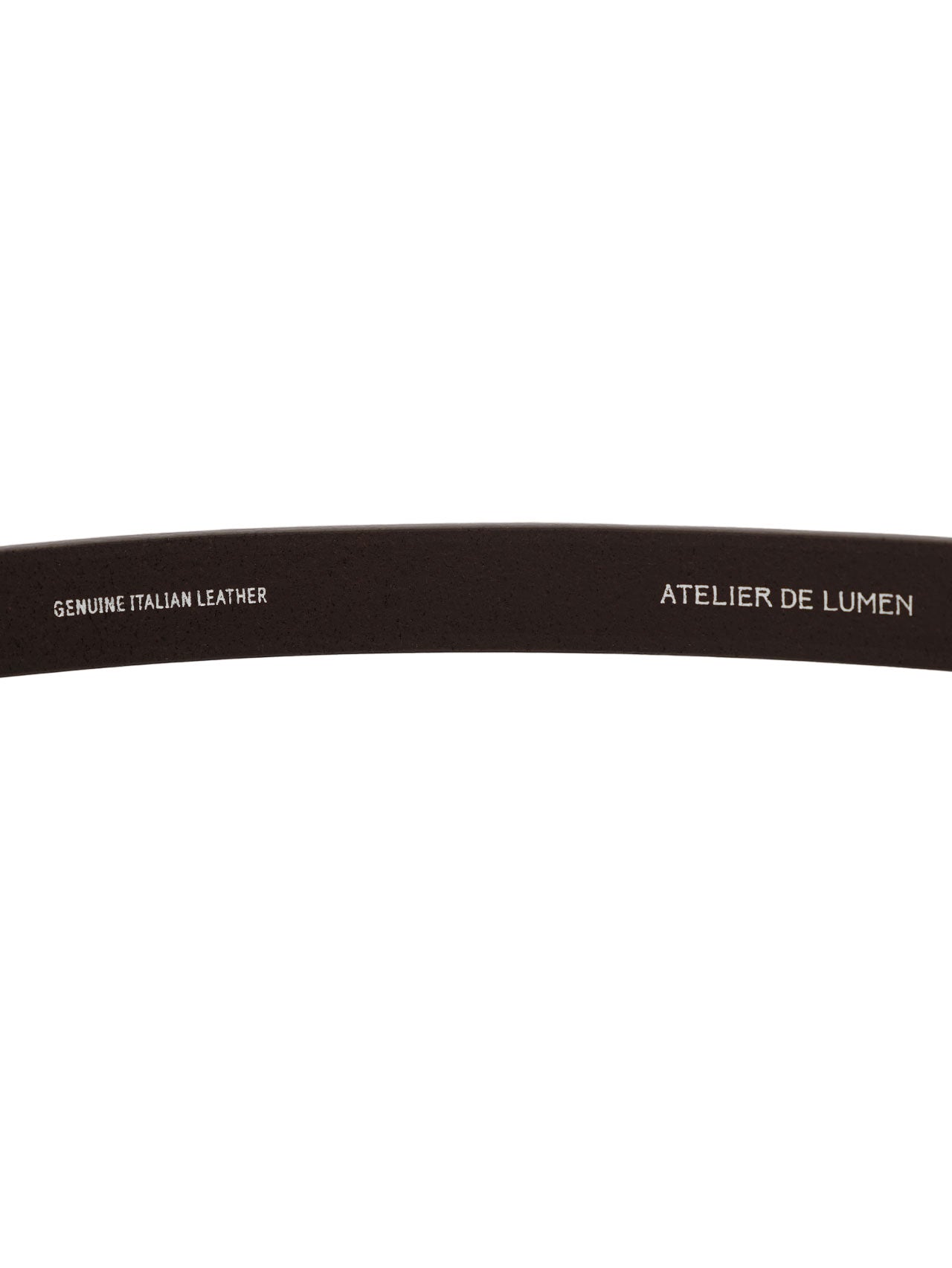 SOBRE LEATHER BELT (ORGAN BROWN)