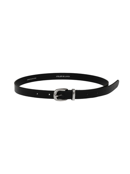 SOBRE LEATHER BELT (SOFT BLACK)