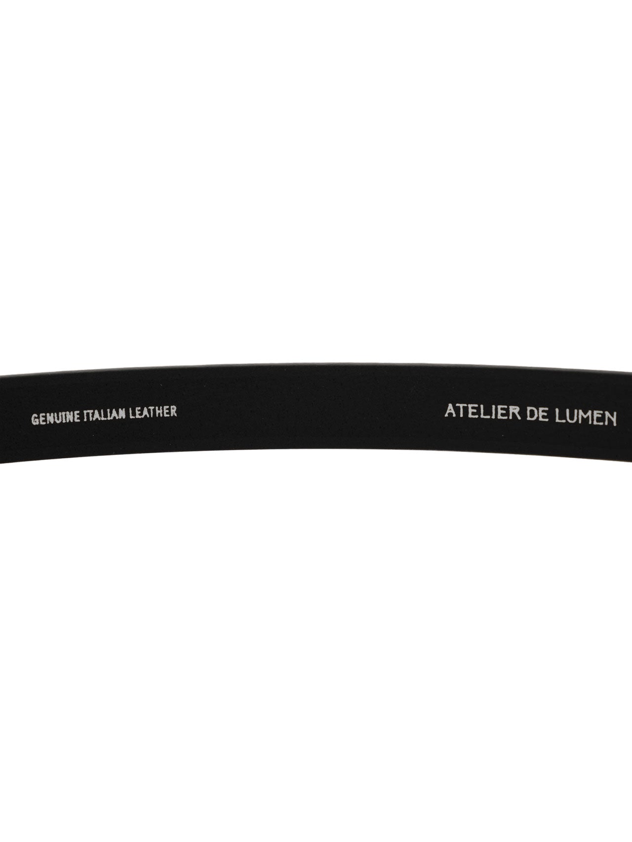 SOBRE LEATHER BELT (SOFT BLACK)