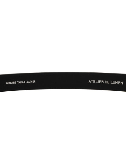 SOBRE LEATHER BELT (SOFT BLACK)