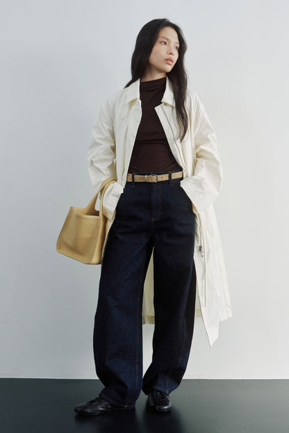 SOBRE AMPLE LEATHER BELT (SUEDE SAND)