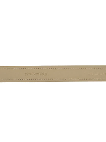 SOBRE AMPLE LEATHER BELT (SUEDE SAND)