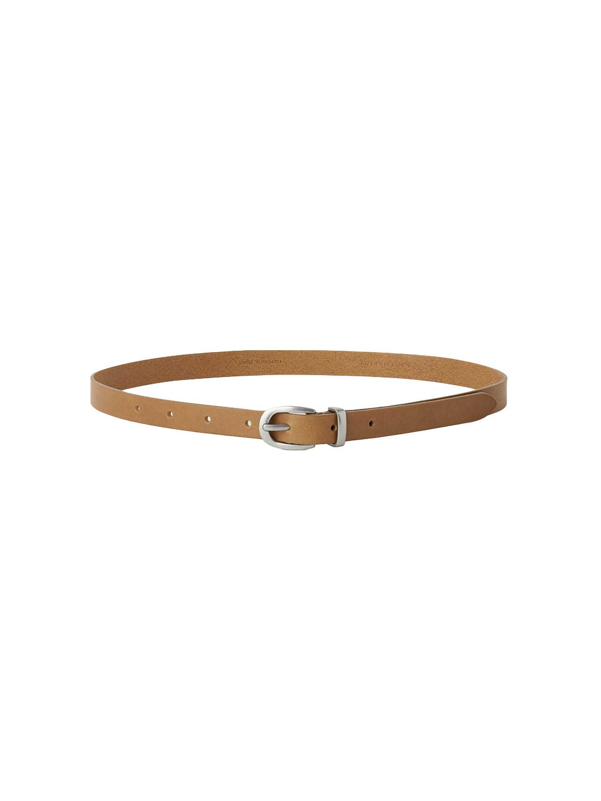 SOBRE LEATHER BELT (TAN BROWN) - Atelier de LUMEN