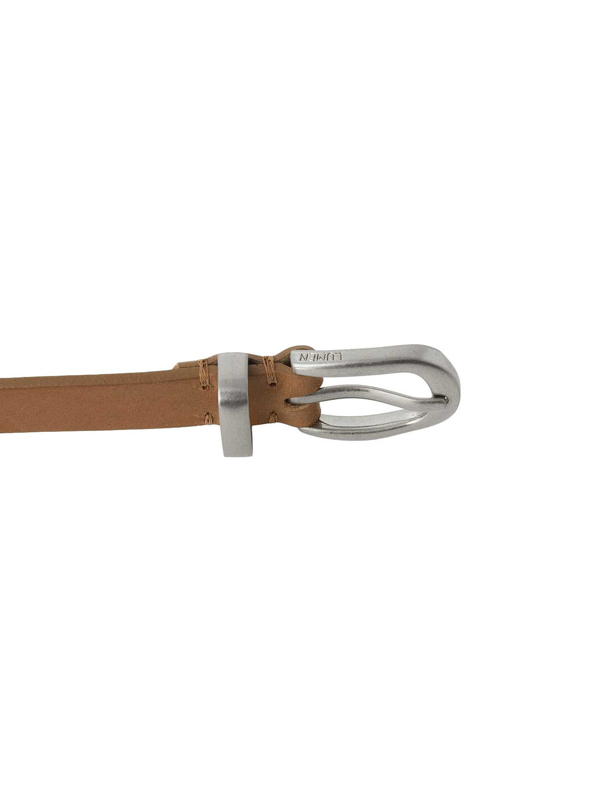SOBRE LEATHER BELT (TAN BROWN) - Atelier de LUMEN