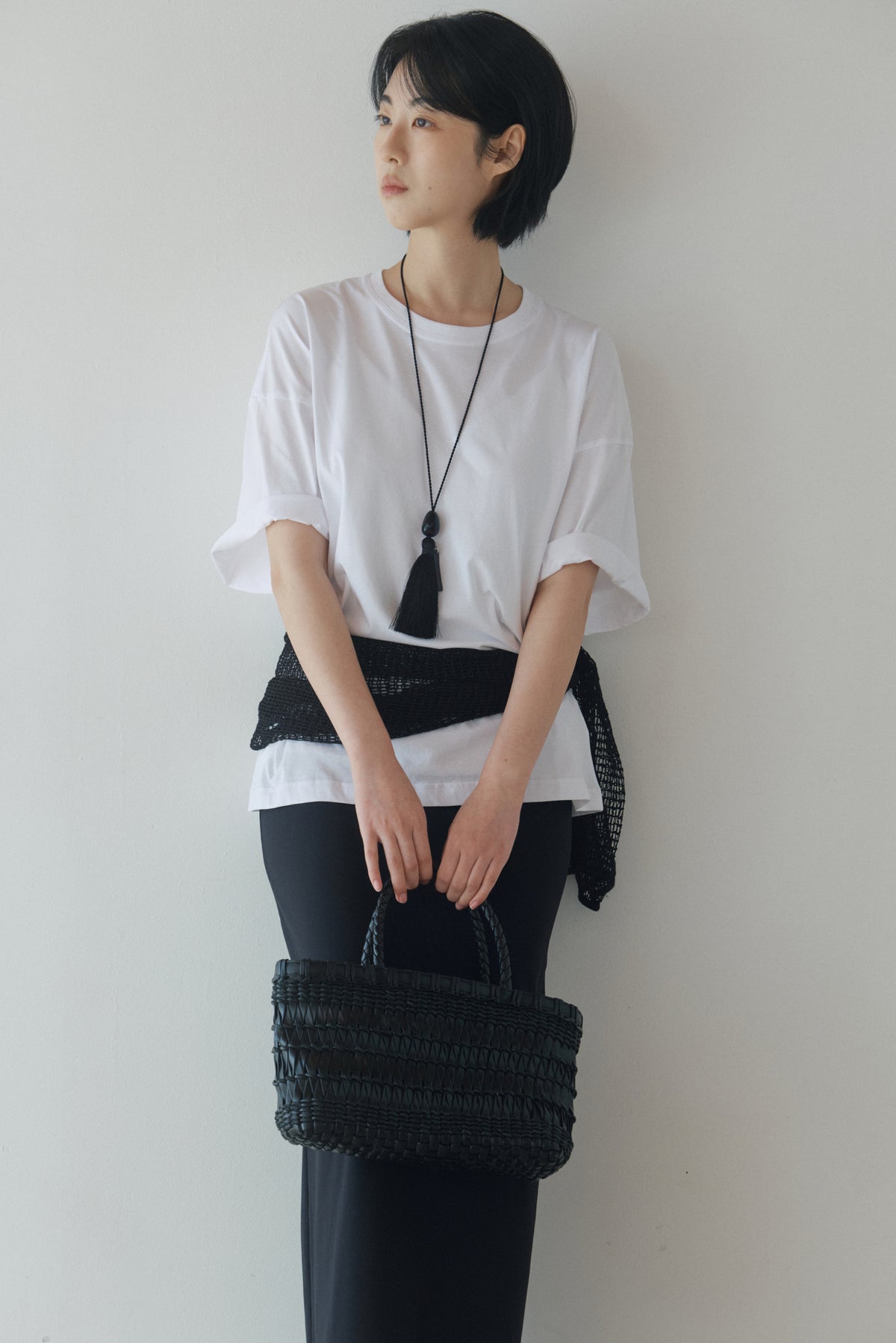 SOFIA WEAVING BAG (SOFT BLACK) - Atelier de LUMEN