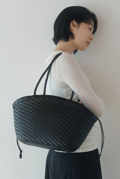 TWIG BASKET GRAND BAG (DRIED BLACK)