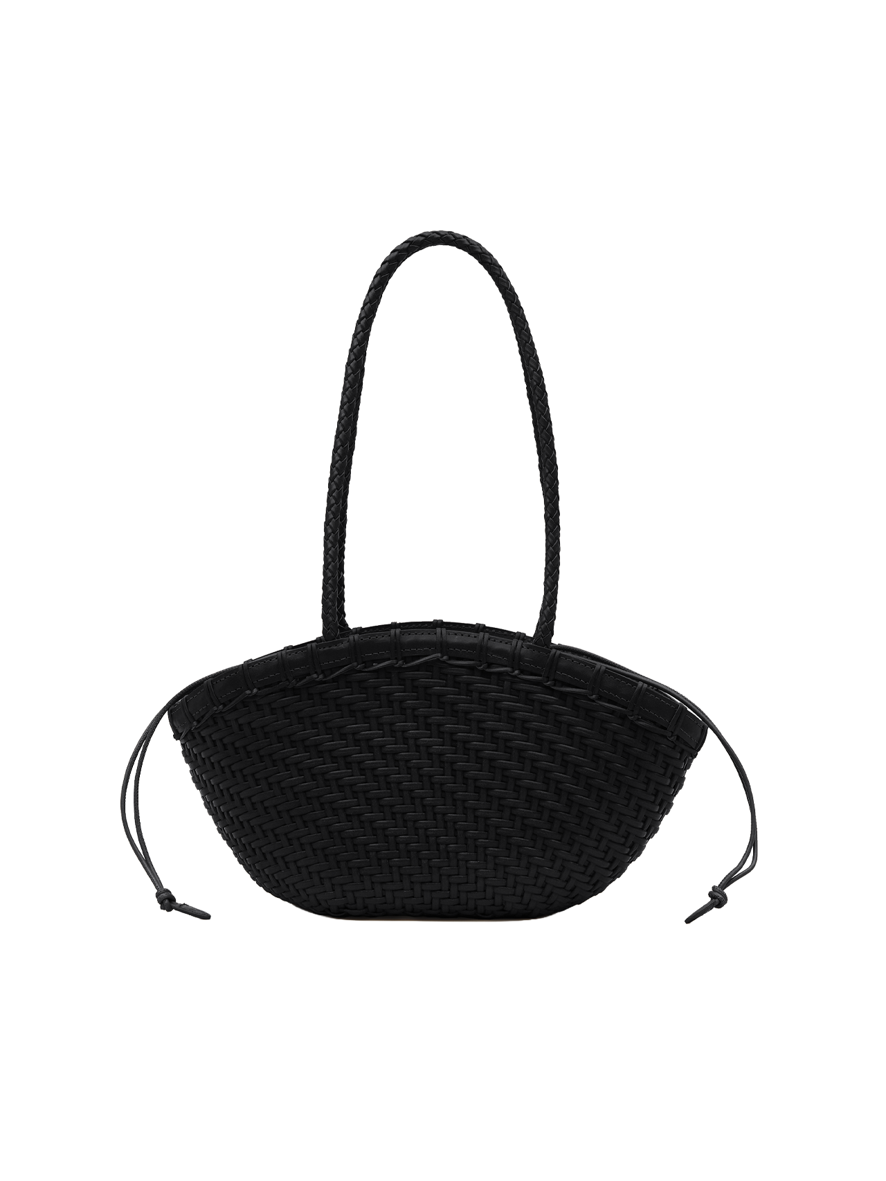 TWIG BASKET SHOULDER BAG (DRIED BLACK)