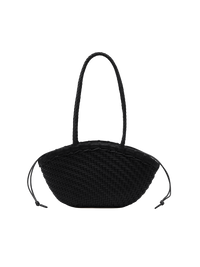 TWIG BASKET SHOULDER BAG (DRIED BLACK)