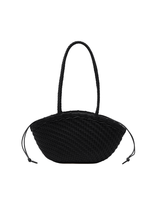 TWIG BASKET SHOULDER BAG (DRIED BLACK)