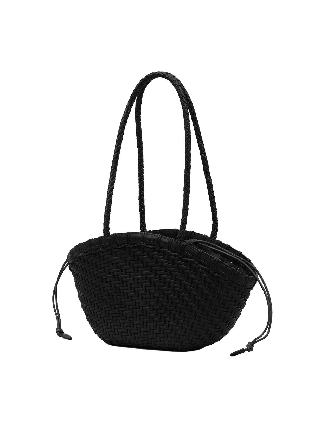 TWIG BASKET SHOULDER BAG (DRIED BLACK)
