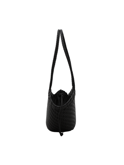 TWIG BASKET SHOULDER BAG (DRIED BLACK)