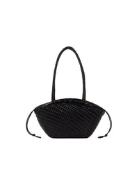 TWIG BASKET SHOULDER BAG (DRIED BROWN)