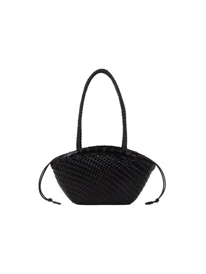 TWIG BASKET SHOULDER BAG (DRIED BROWN)