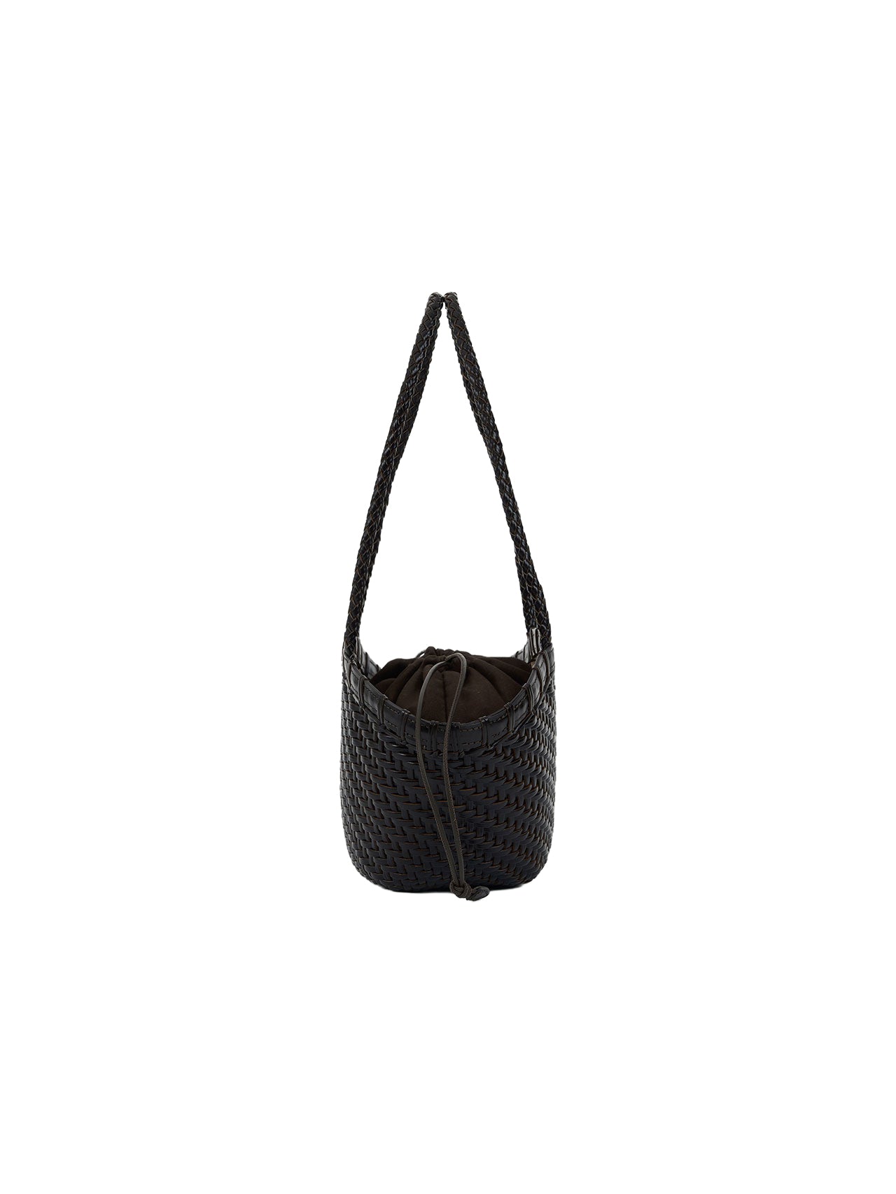 TWIG BASKET SHOULDER BAG (DRIED BROWN)