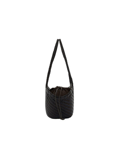 TWIG BASKET SHOULDER BAG (DRIED BROWN)