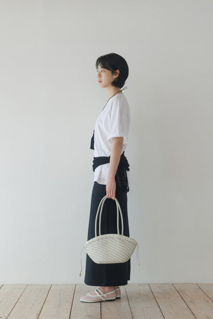 TWIG BASKET SHOULDER BAG (DRIED IVORY)