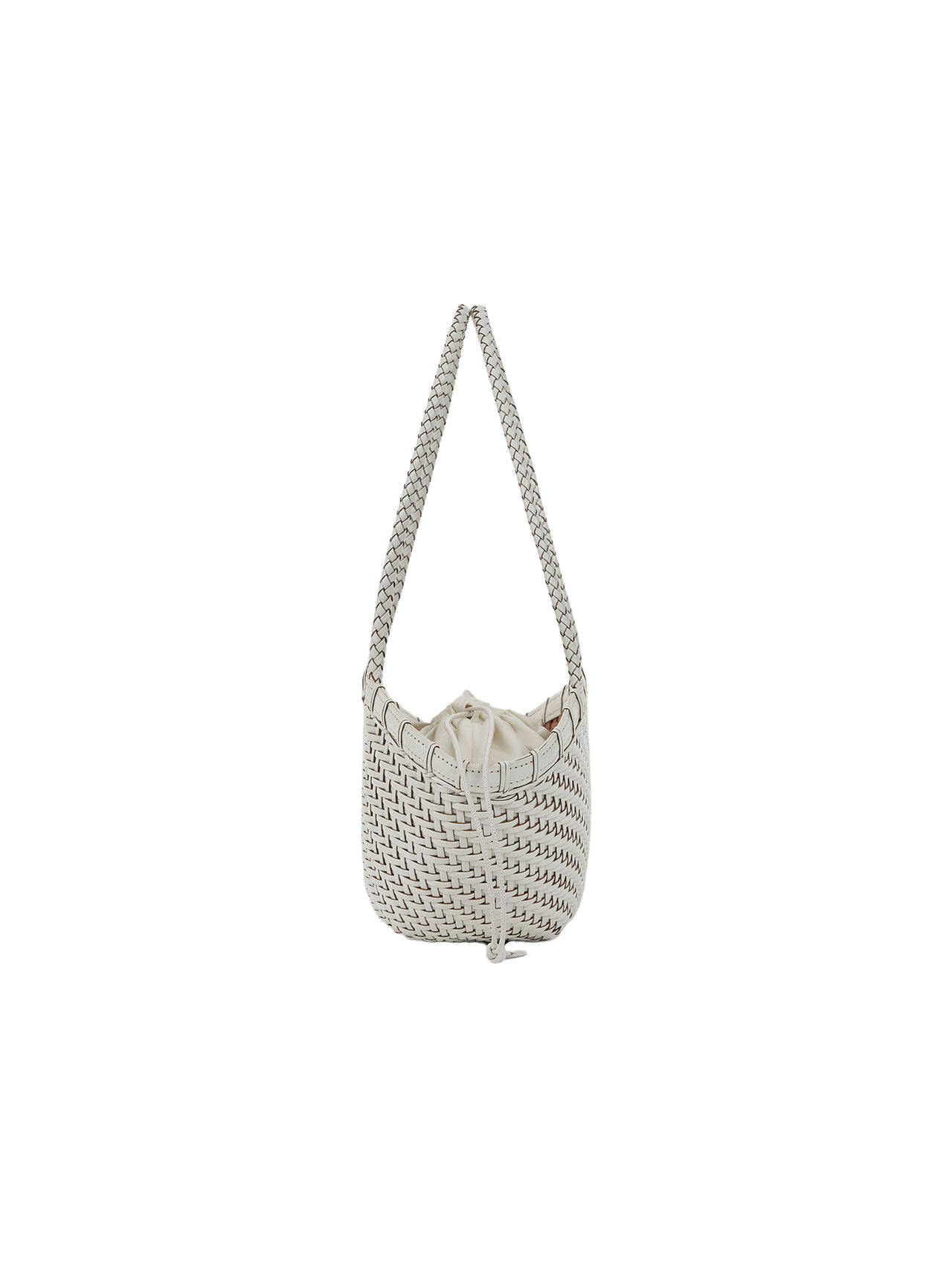 TWIG BASKET SHOULDER BAG (DRIED IVORY)